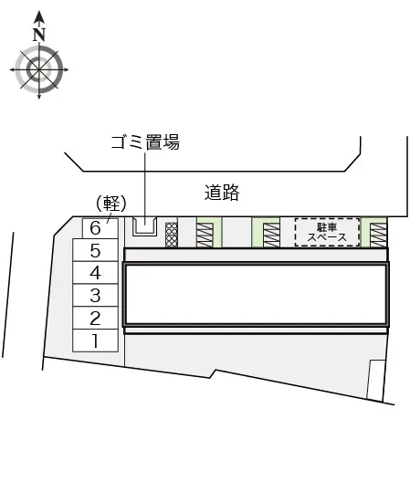 ★手数料０円★尼崎市栗山町　月極駐車場（LP）